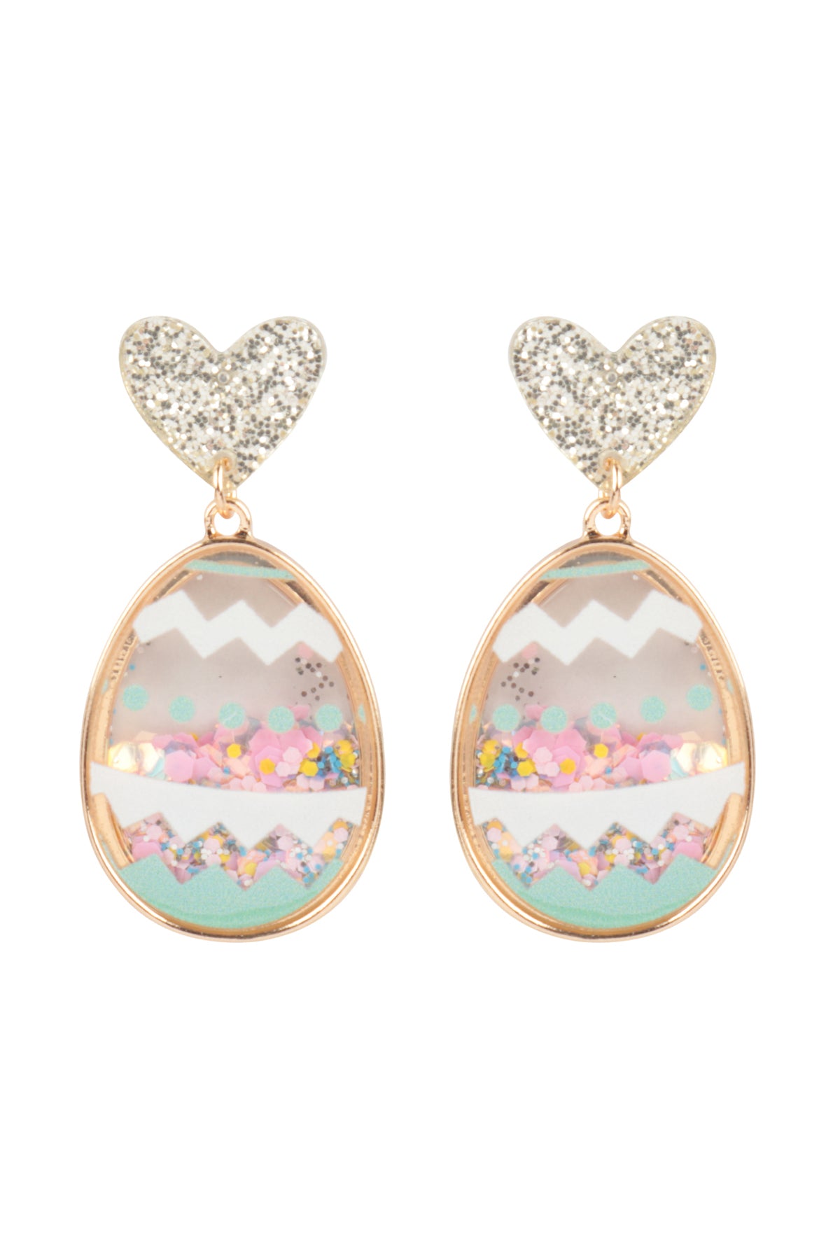 1.5" EASTER EGG RESIN POST EARRINGS