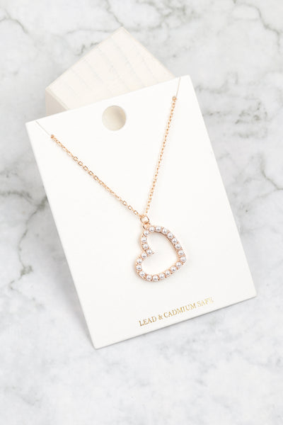 PEARL HEART NECKLACE