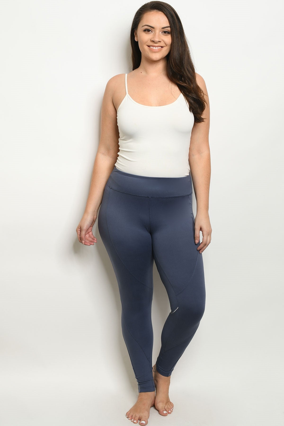 DENIM PLUS SIZE LEGGINGS YOGA PANTS