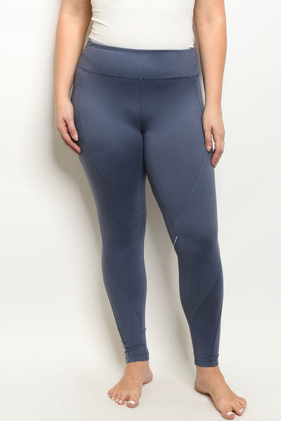 DENIM PLUS SIZE LEGGINGS YOGA PANTS