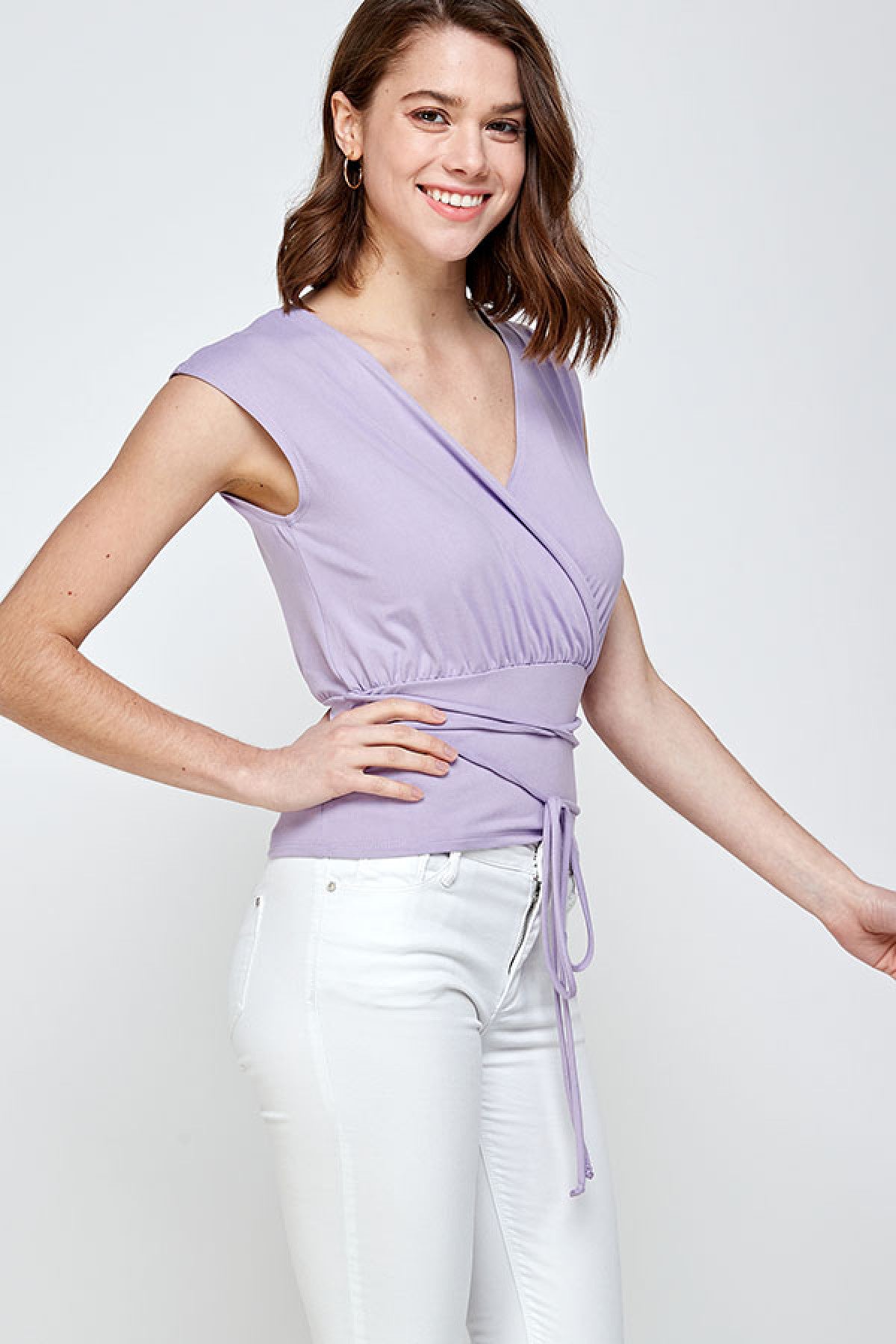 LAVENDER PLUS SIZE TOP 2-2-2