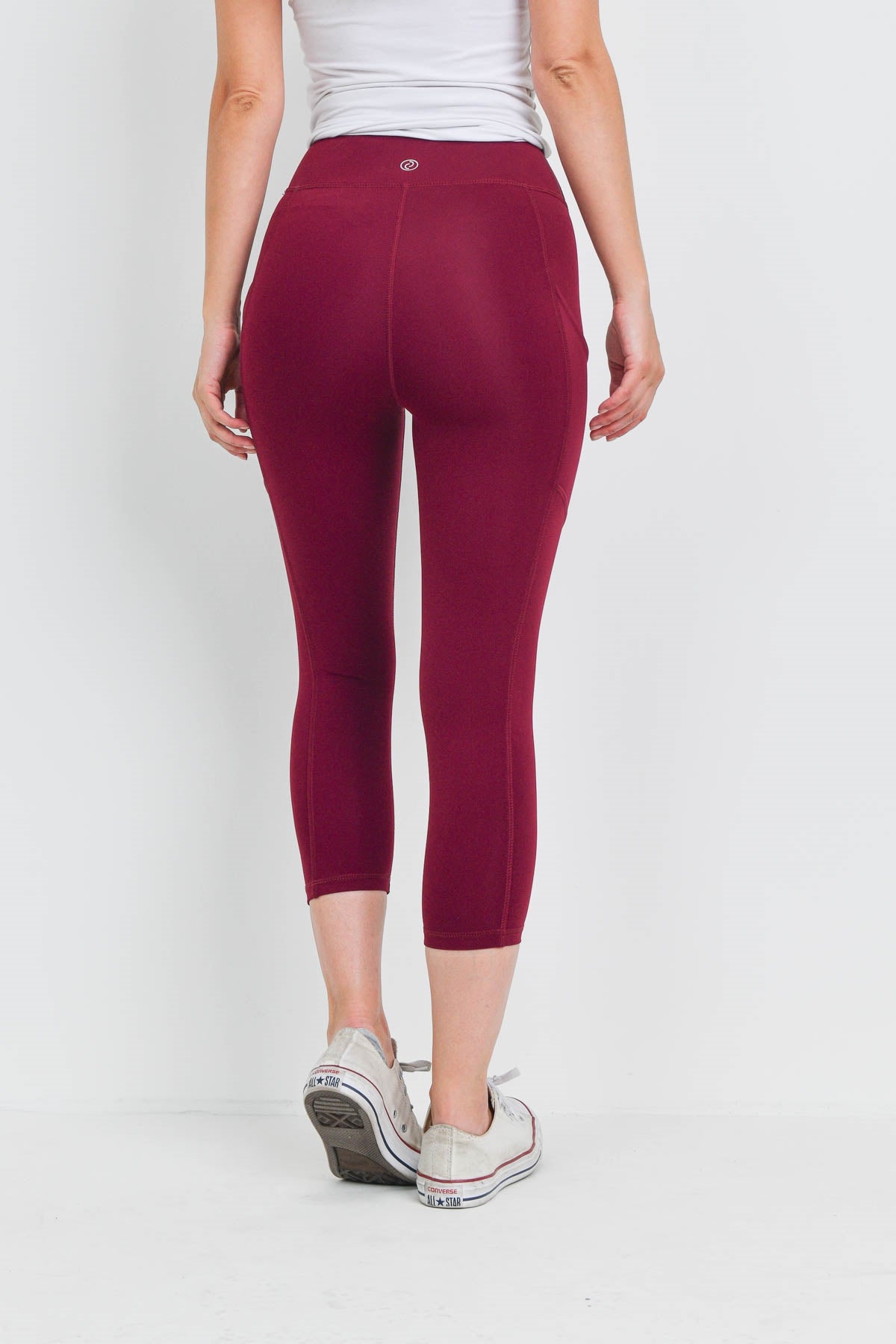 BURGUNDY LEGGINGS 2-2-2