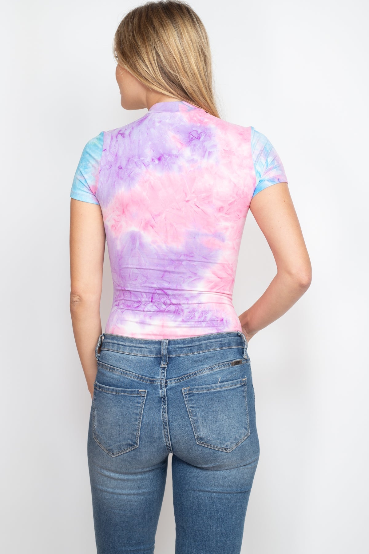 YELLOW PINK TIE DYE BODYSUIT (NOW $1.25 ONLY!)