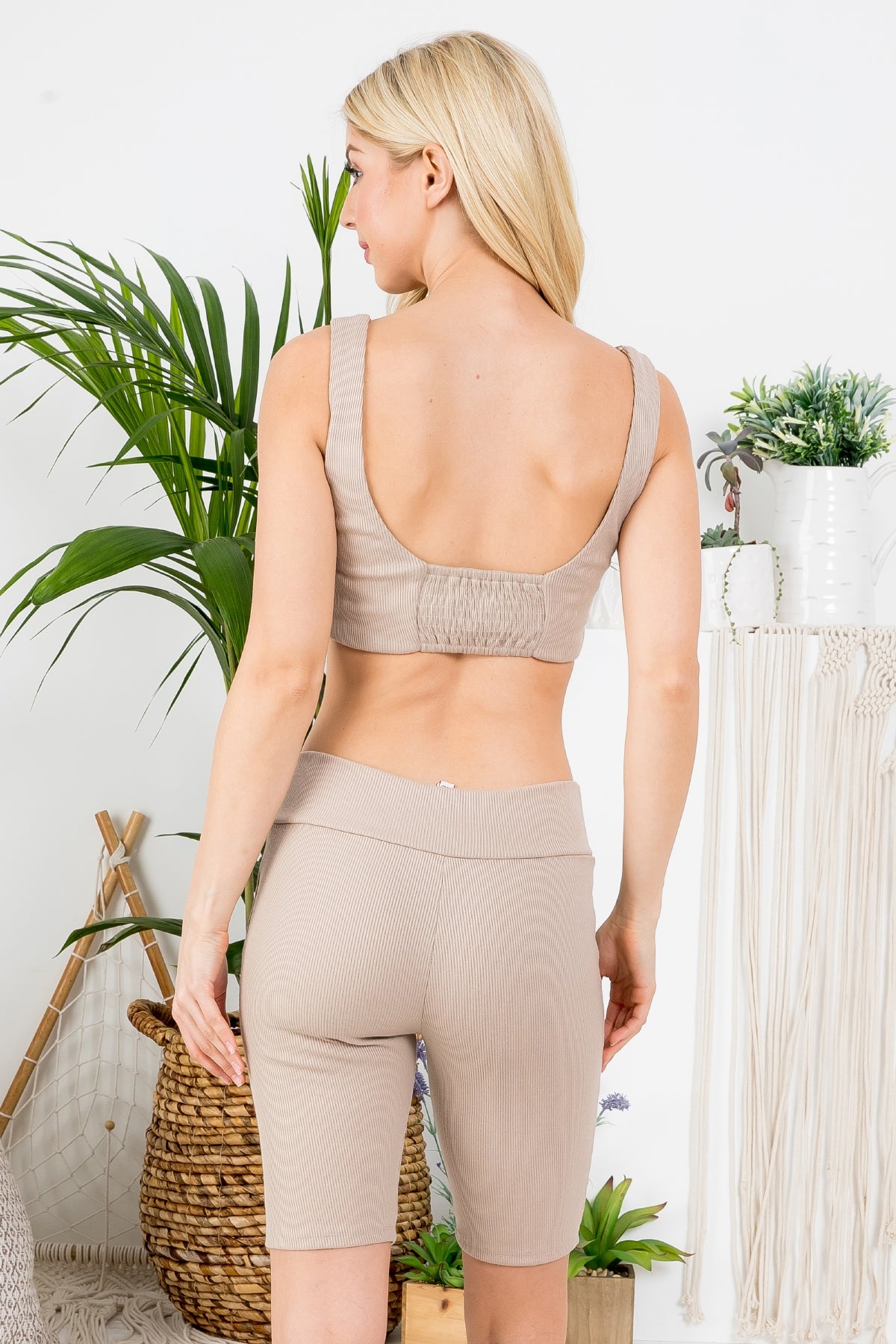 MOCHA TOP & SHORT SET