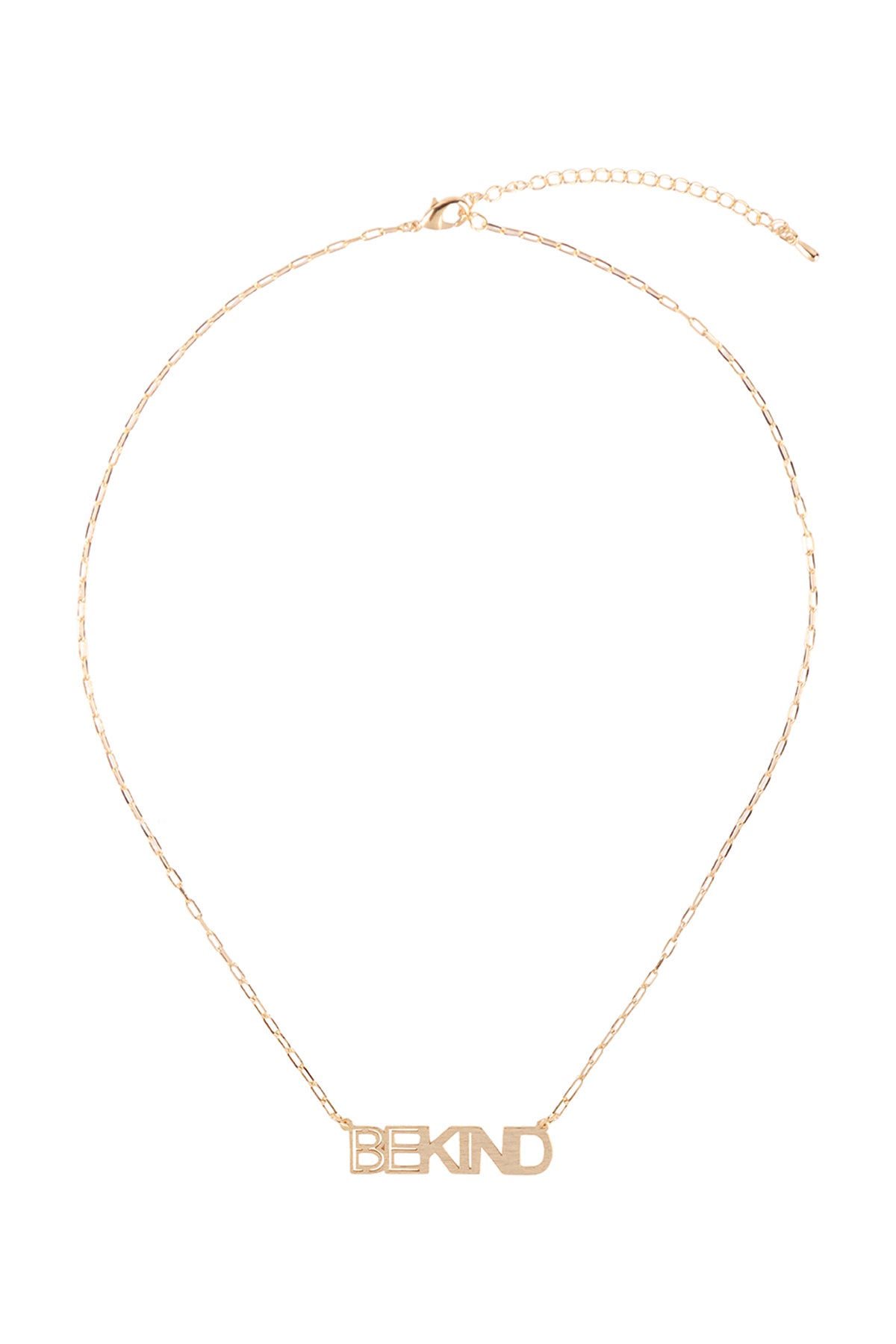 CUT OUT LETTER BRASS PENDANT NECKLACE/6PCS (NOW $2.75 ONLY!)