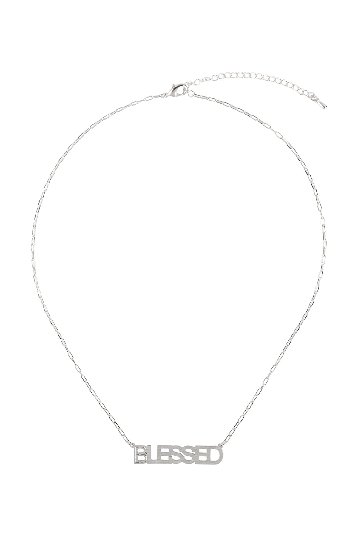 CUT OUT LETTER BRASS PENDANT NECKLACE/6PCS (NOW $2.75 ONLY!)