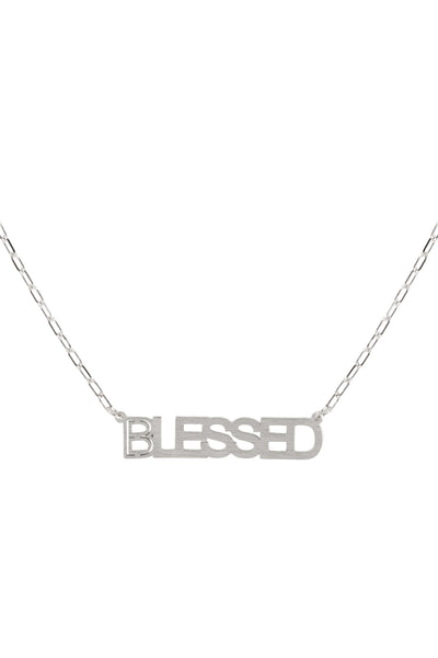 CUT OUT LETTER BRASS PENDANT NECKLACE/6PCS (NOW $2.75 ONLY!)
