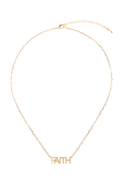 CUT OUT LETTER BRASS PENDANT NECKLACE/6PCS (NOW $2.75 ONLY!)