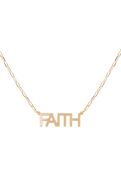 CUT OUT LETTER BRASS PENDANT NECKLACE/6PCS (NOW $2.75 ONLY!)