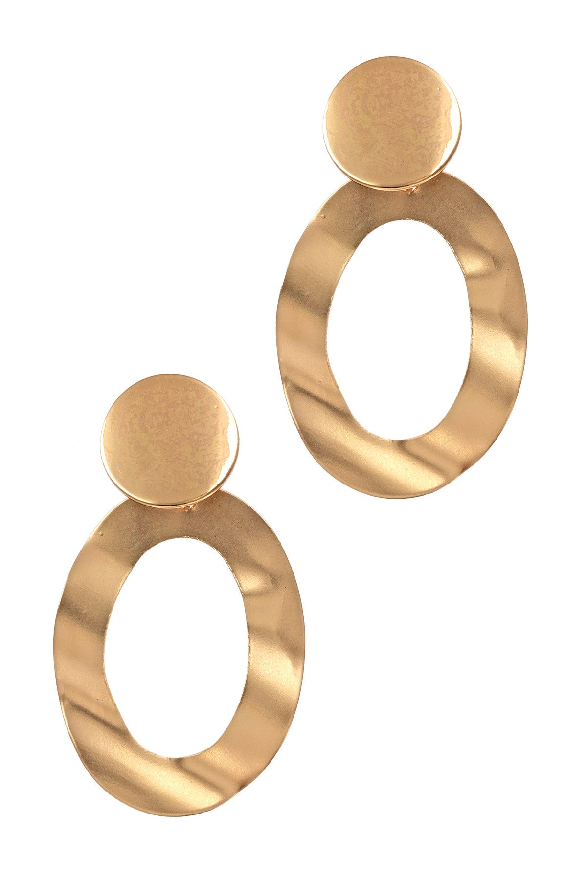 OVAL FASHION EARRINGS