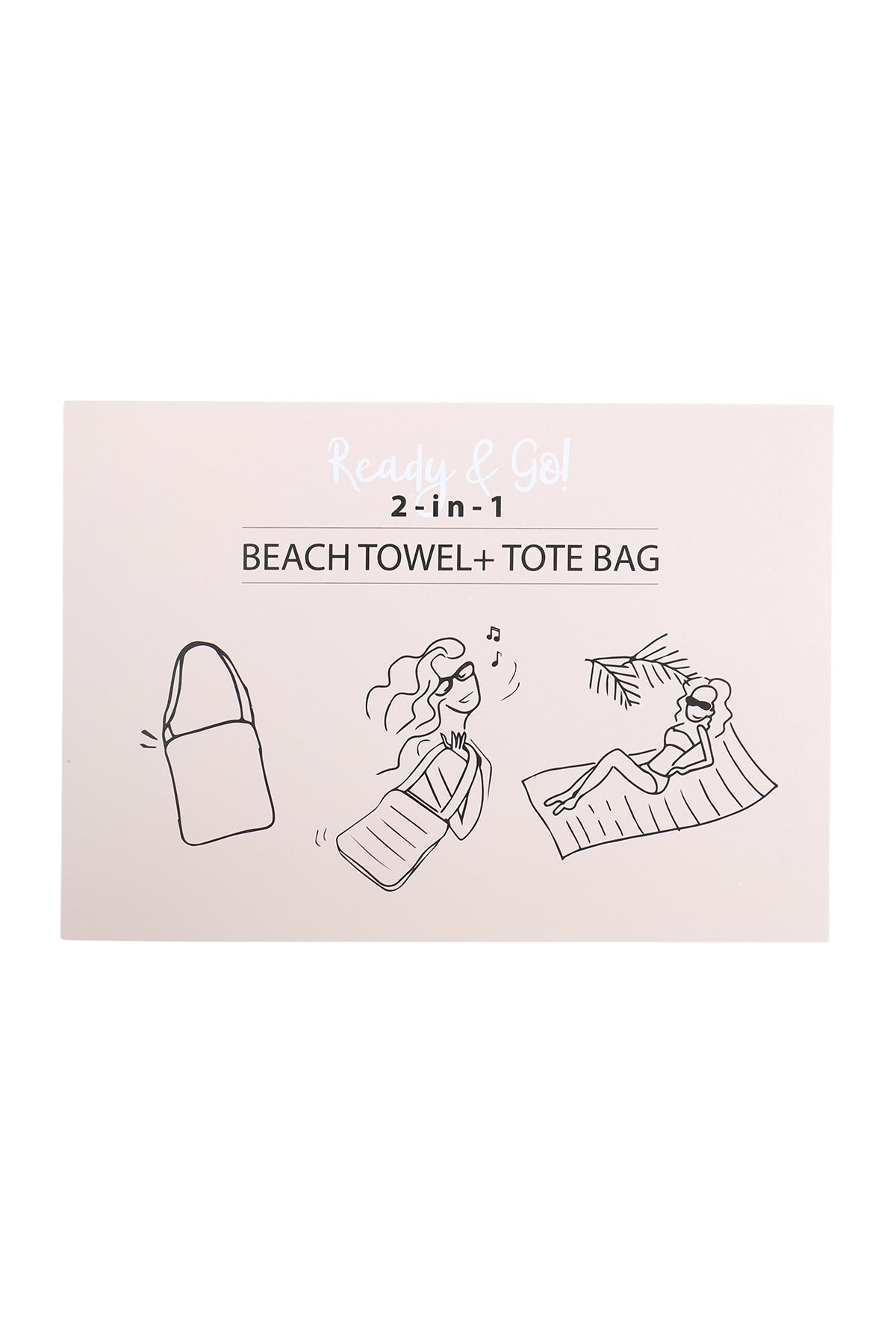 2-IN1 BEACH TOWEL PINEAPPLE PRINT FOLDABLE TOTE BAG