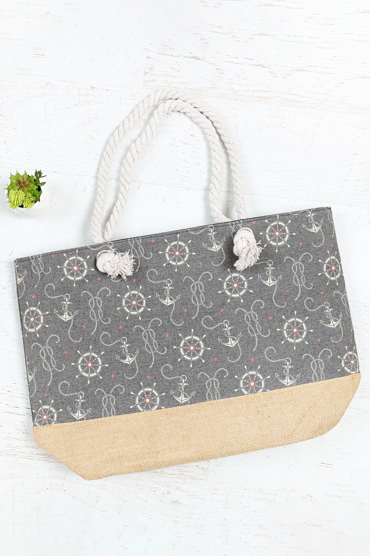 ANCHOR PRINT TOTE BAG