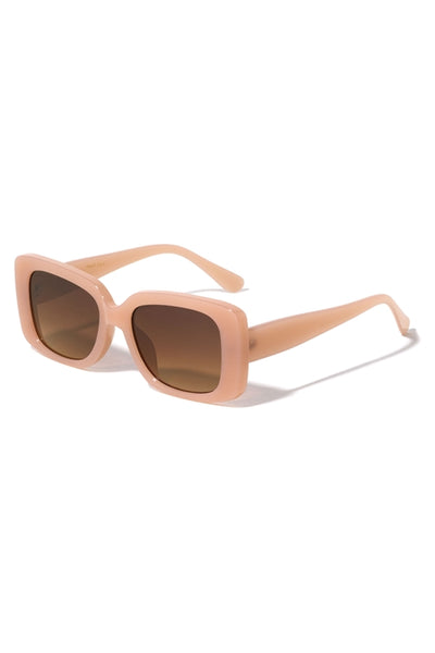 FF-P6647-WIDE RETRO THICK FRAME SQUARE WHOLESALE SUNGLASSES-12PCS