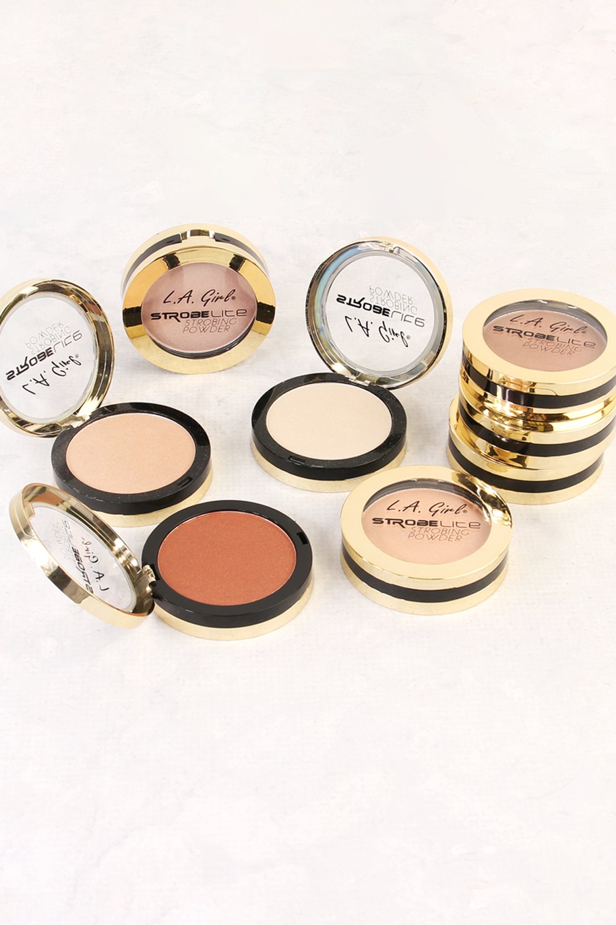LA GIRL 10 WATT STROBE LITE STROBING POWDER/3PCS