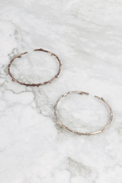 TREE BRANCH BANGLE BRACELET