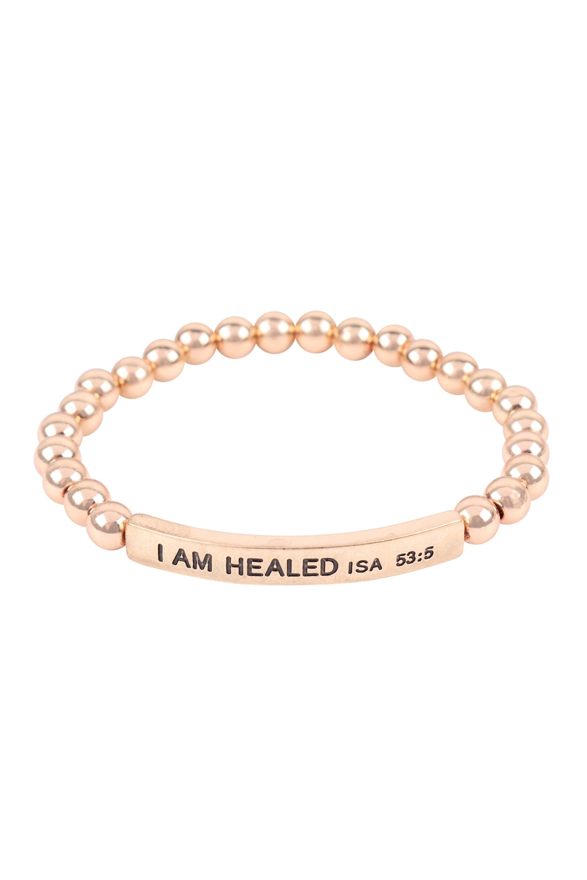 I AM HEALED ISA 53:5 INSPIRATIONAL BRACELET