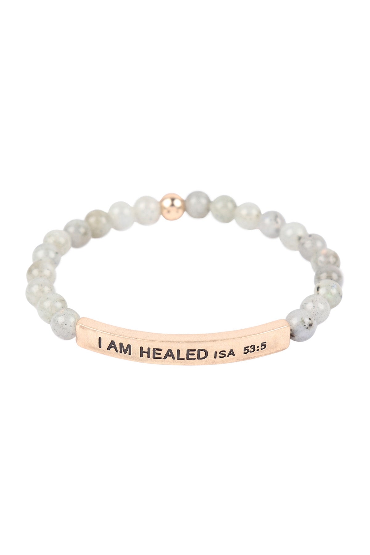 I AM HEALED ISA 53:5 INSPIRATIONAL BRACELET