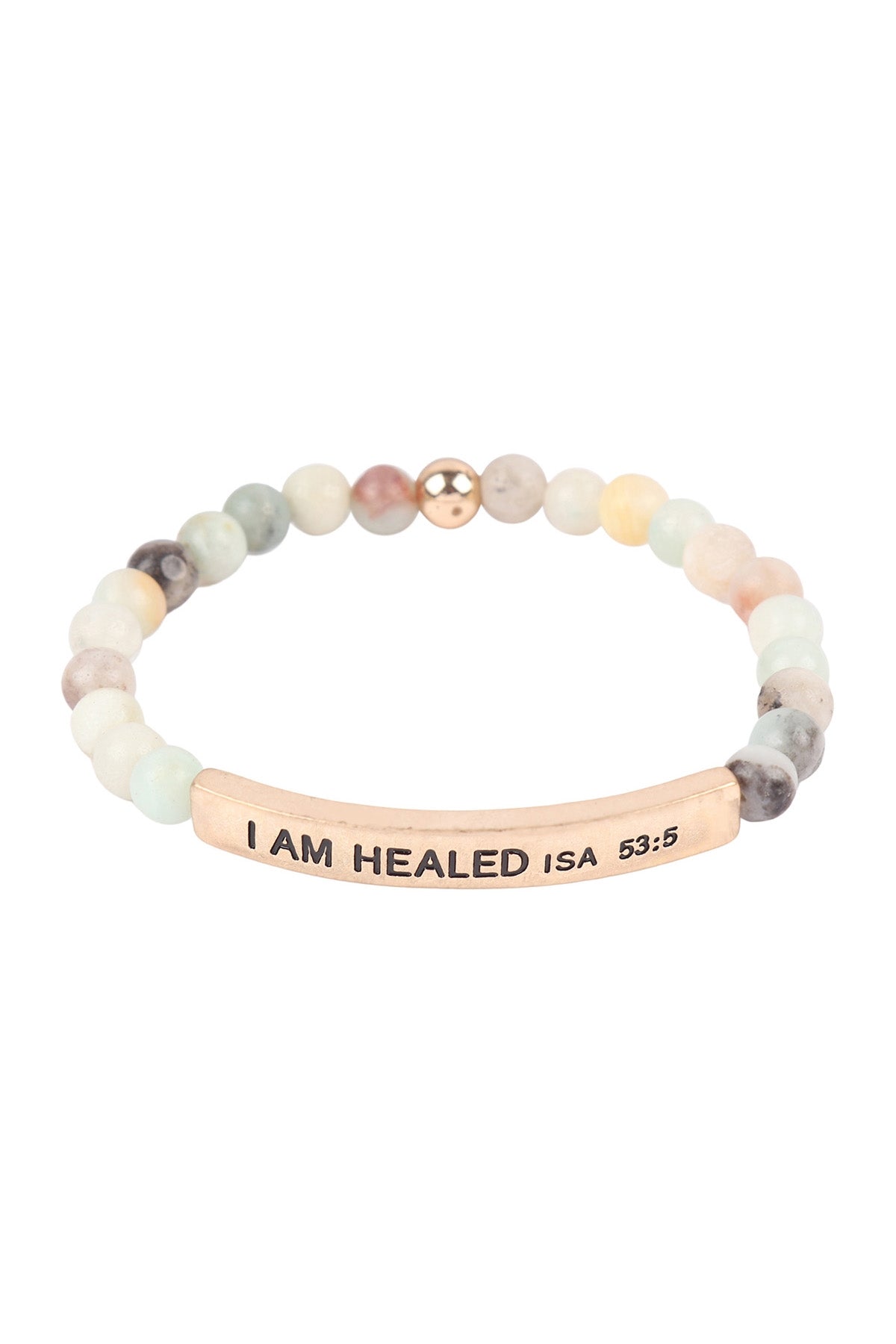 I AM HEALED ISA 53:5 INSPIRATIONAL BRACELET