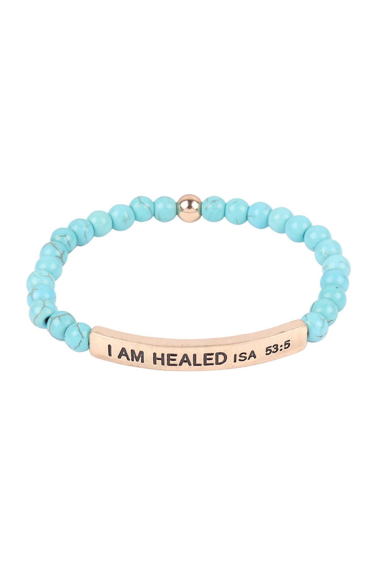 I AM HEALED ISA 53:5 INSPIRATIONAL BRACELET