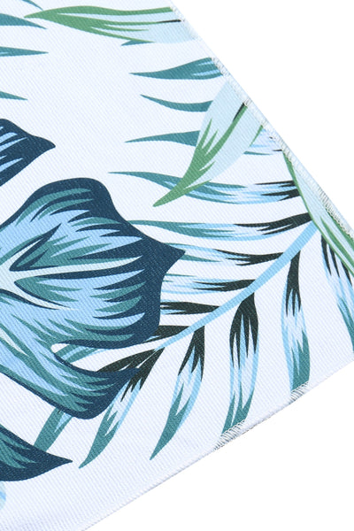 TROPICAL FLOWER PRINT TOWEL/1PC