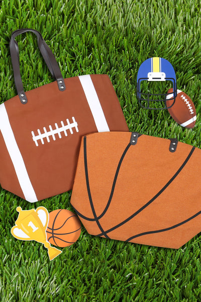 GAMEDAY SPORTS LEATHER TOTE BAG /6PCS