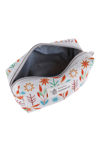 5 STYLE 5 LEAF PRINT COSMETIC BAG /6PCS (NOW $1.50 ONLY!)