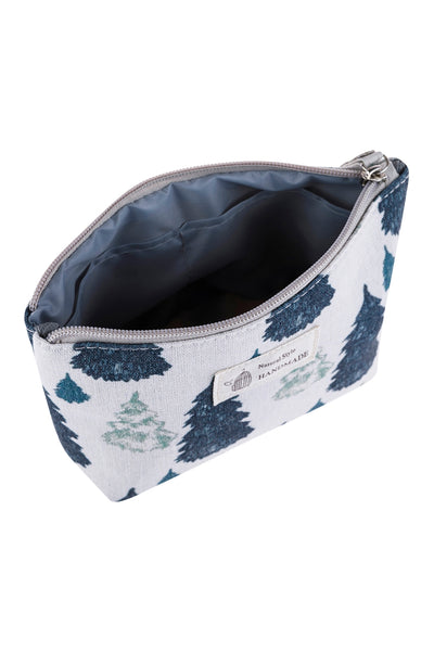 STYLE 1 PINE TREE PRINT COSMETIC POUCH/6PCS (NOW $1.50 ONLY!)
