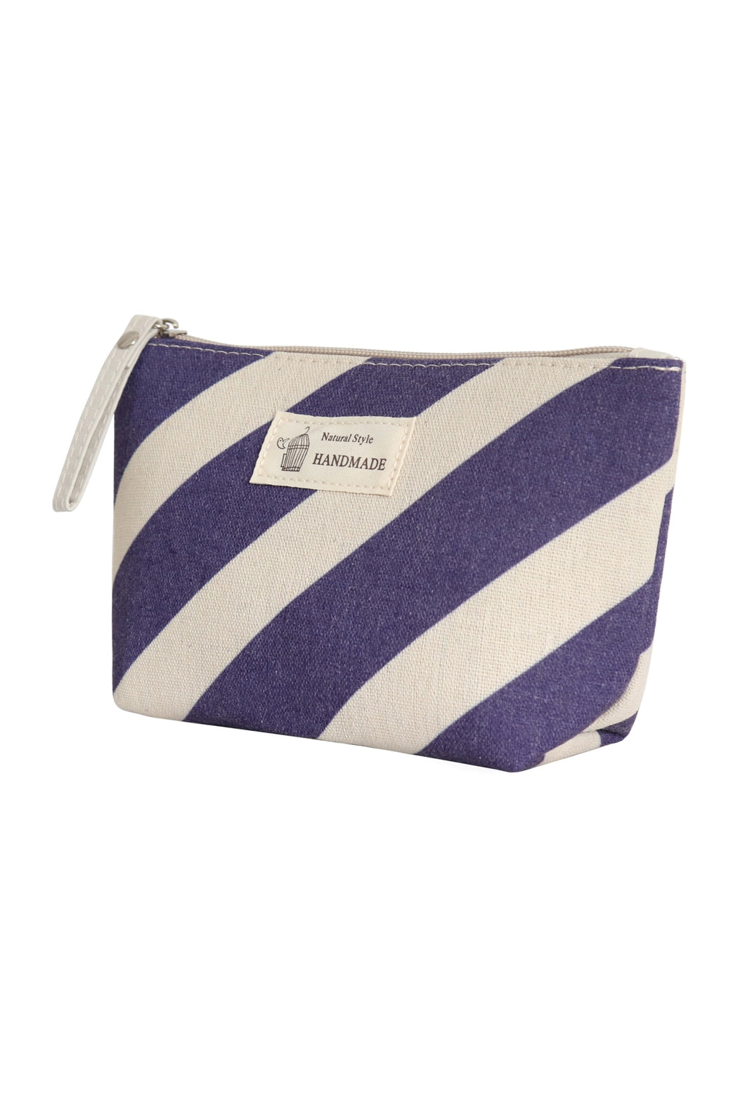 STYLE 4 STRIPE VIOLET PRINT COSMETIC POUCH/6PCS (NOW $1.50 ONLY!)