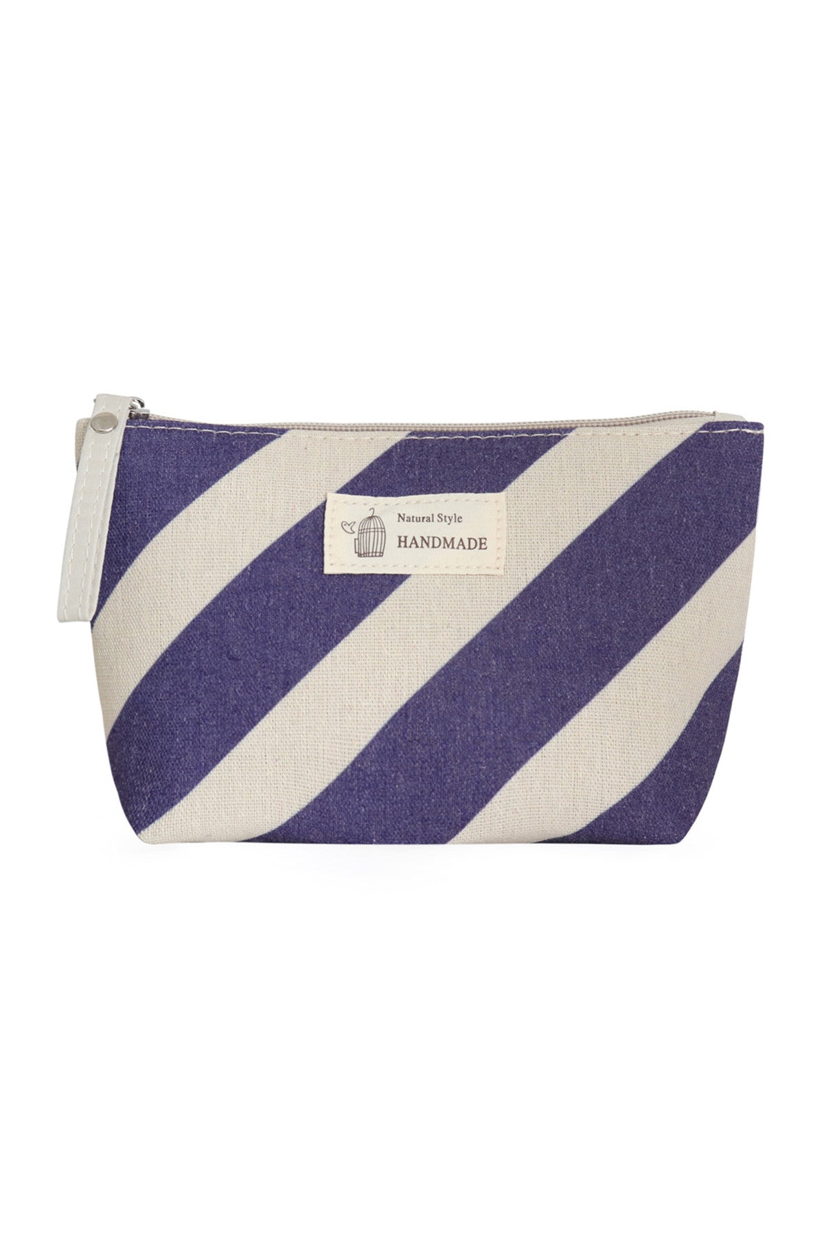 STYLE 4 STRIPE VIOLET PRINT COSMETIC POUCH/6PCS (NOW $1.50 ONLY!)
