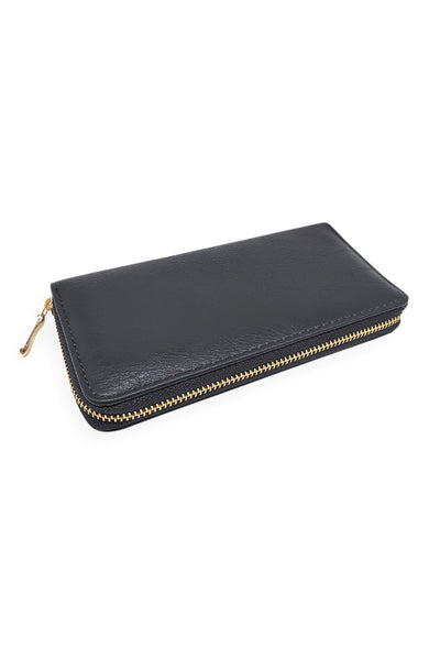 SMOKE PRINT ZIPPER WALLET