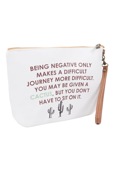 BEING NEGATIVE MAKES ONLY DIFFICULT CACTUS POUCH/6PCS (NOW $1.50 ONLY!)