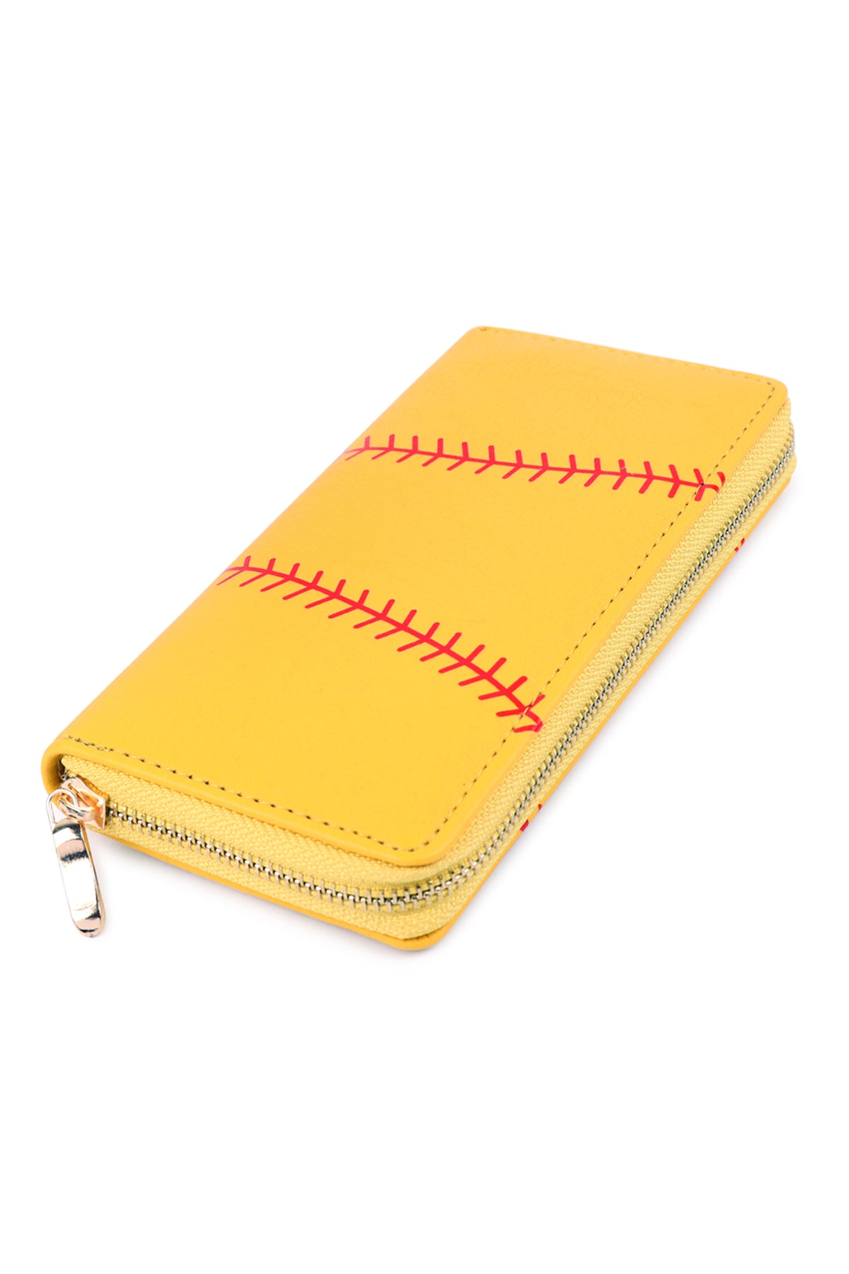 SPORTS ZIPPER LEATHER WALLET