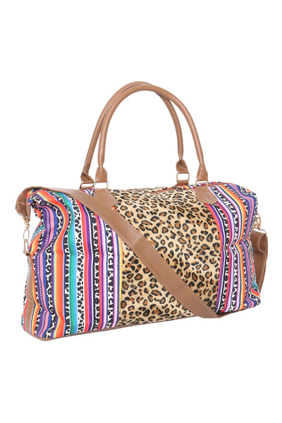 COW AND LEOPARD PRINT SLING TOTE BAG W/ REMOVABLE STRAP/6PCS (NOW $5.75 ONLY!)