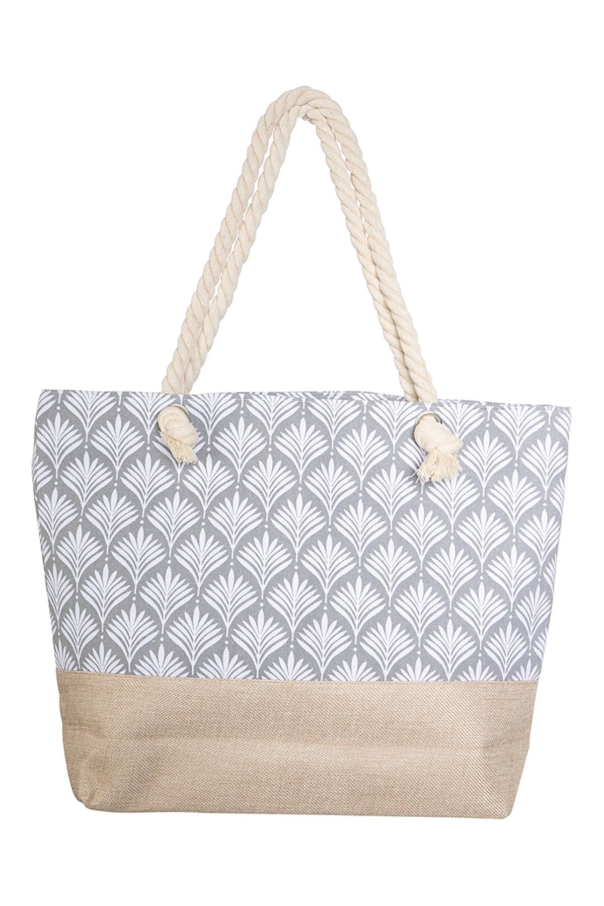 CHINTZ LEAF PRINT TOTE BAG