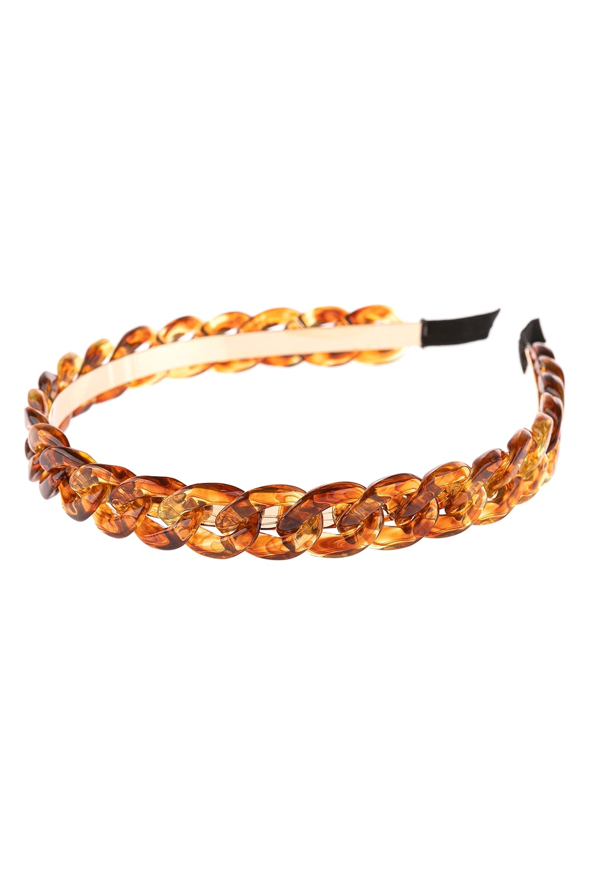 ACRYLIC CHAIN HEADBAND/6PCS