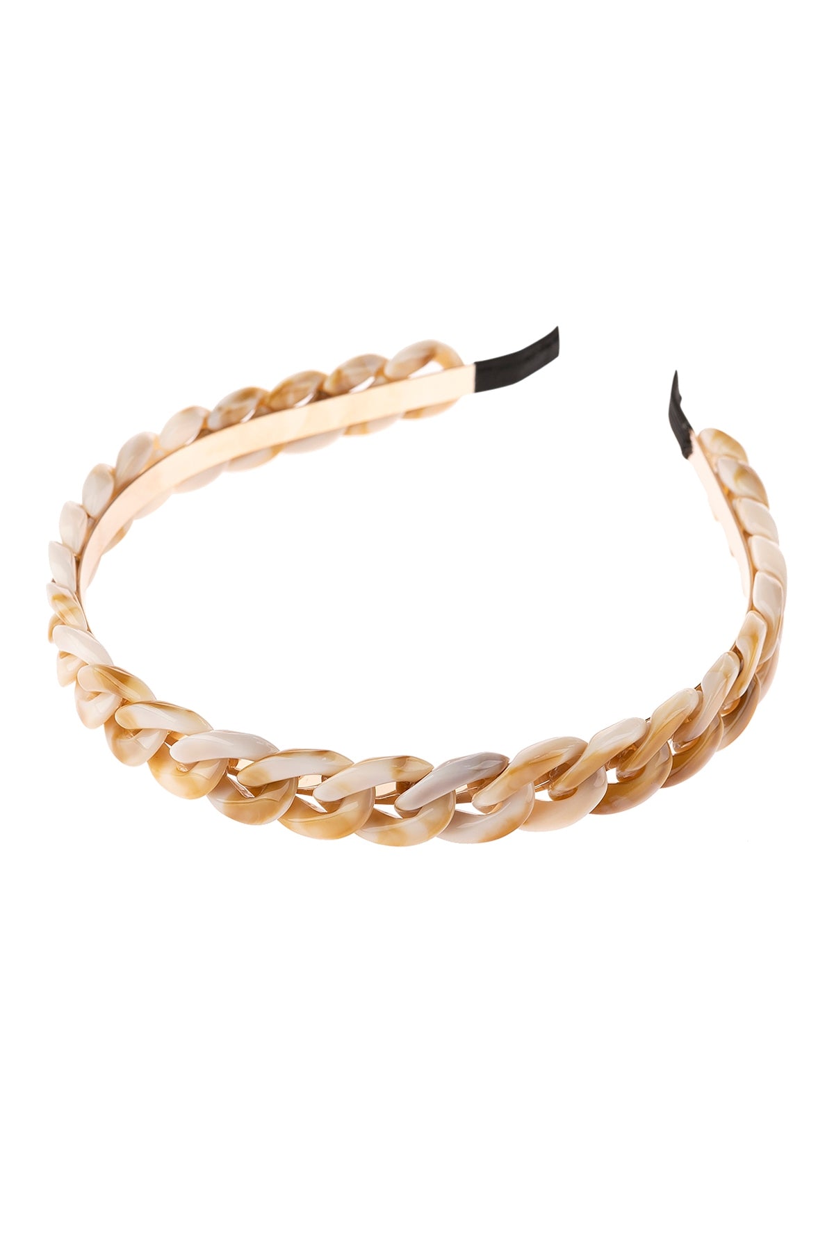 ACRYLIC CHAIN HEADBAND/6PCS