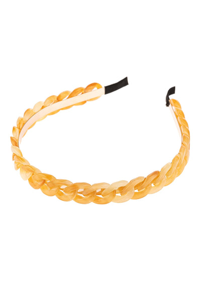 ACRYLIC CHAIN HEADBAND/6PCS