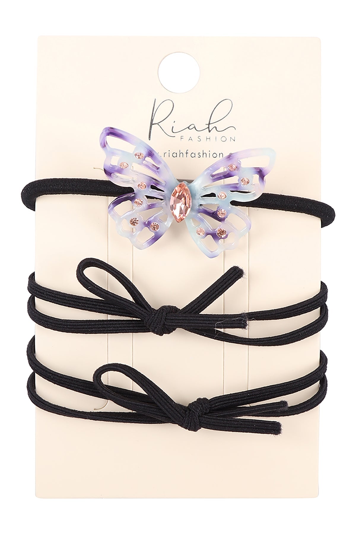BUTTERFLY HAIR BAND6PCS (NOW $1.00 ONLY!)