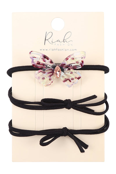 BUTTERFLY HAIR BAND6PCS (NOW $1.00 ONLY!)