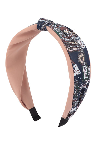 PAISLEY PRINT KNOTTED HEADBAND HAIR ACCESSORIES/6PCS (NOW $1.00 ONLY!)