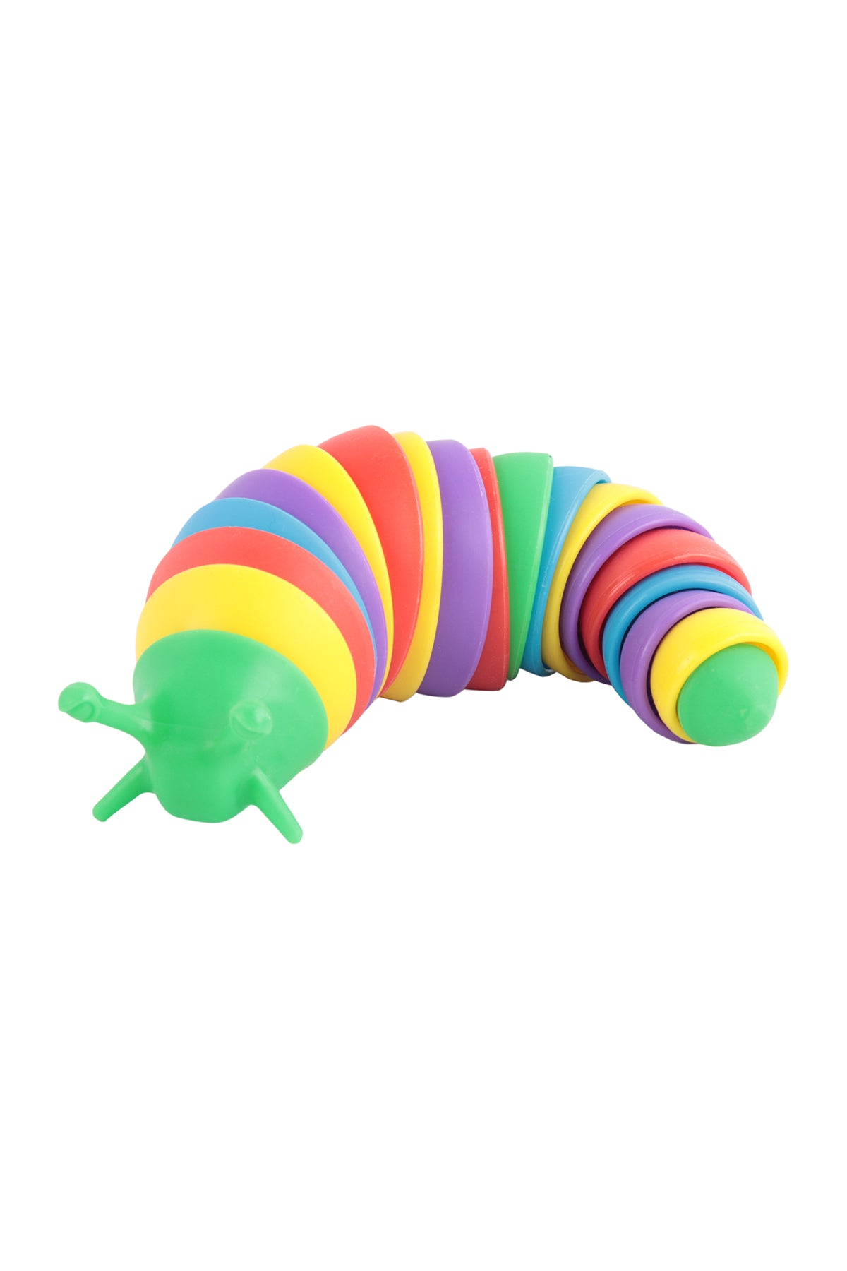 ARTICULATED SLUG FIDGET STRETCH SENSORY AND STRESS RELIEVER TOY