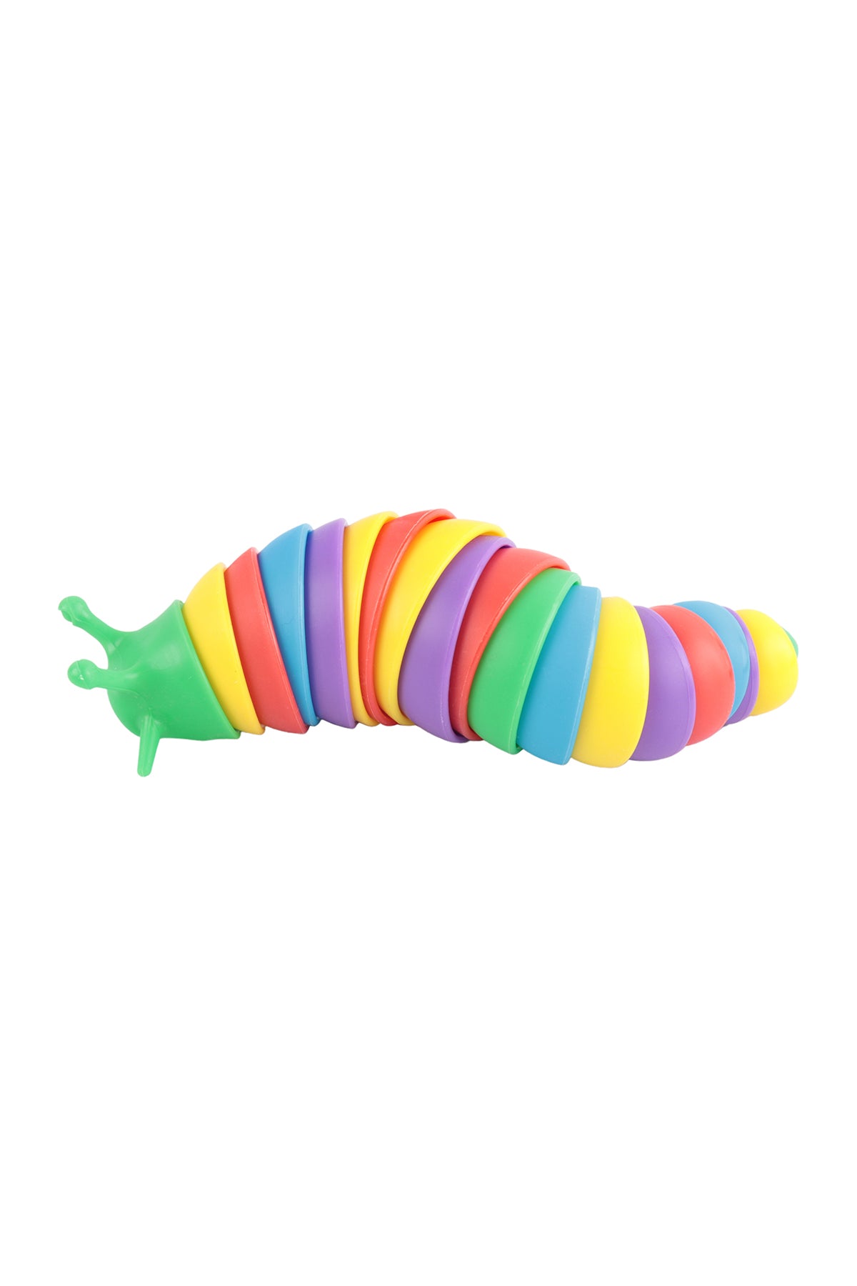 ARTICULATED SLUG FIDGET STRETCH SENSORY AND STRESS RELIEVER TOY