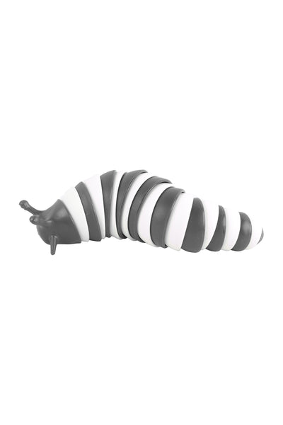 ARTICULATED SLUG FIDGET STRETCH SENSORY AND STRESS RELIEVER TOY ASSORTED