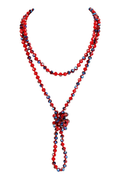 LONGLINE HAND KNOTTED NECKLACE