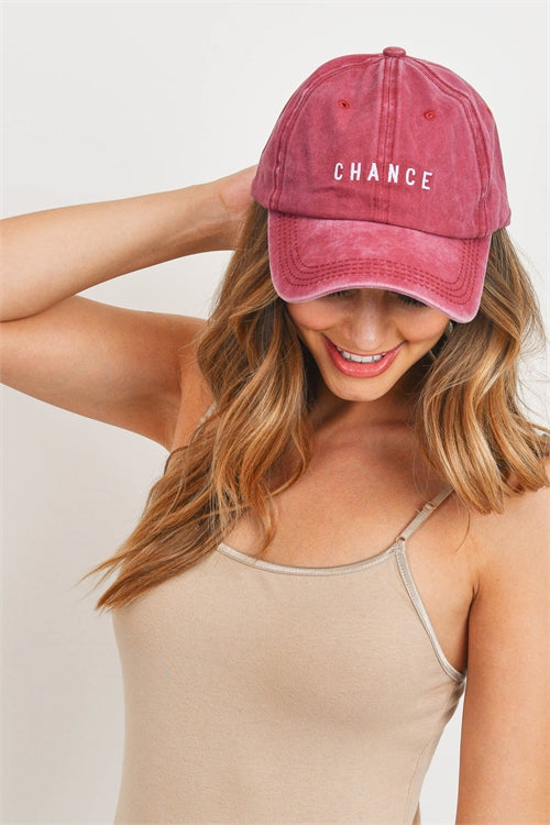 CHANCE EMBROIDERED ACID WASH CAP/6PCS (NOW $1.00 ONLY!)