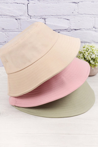 PLAIN BUCKET HAT