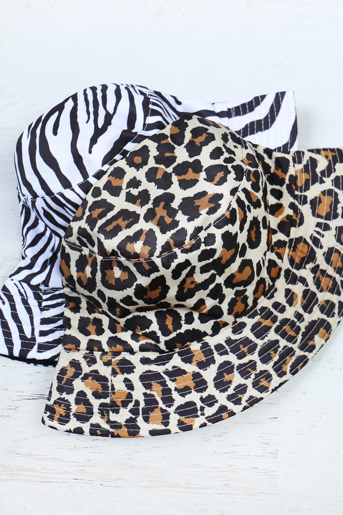 ANIMAL SKIN PATTERN BUCKET HAT