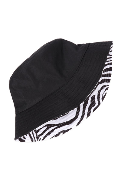 ANIMAL SKIN PATTERN BUCKET HAT