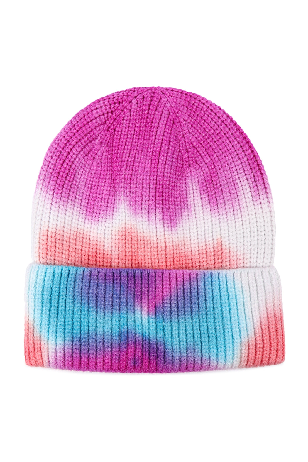 TIE DYE KNITTED MULTICOLOR BEANIE (NOW $1.75 ONLY!)