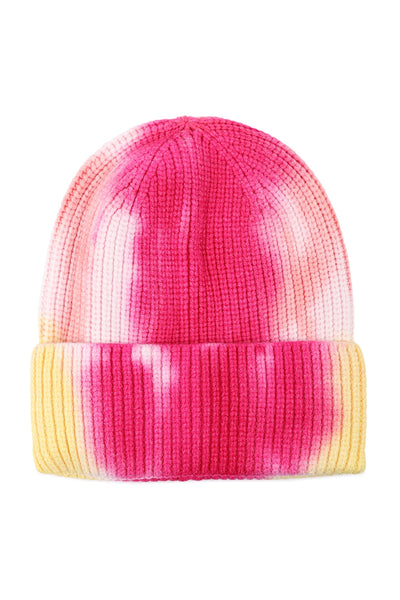 TIE DYE KNITTED MULTICOLOR BEANIE (NOW $1.75 ONLY!)